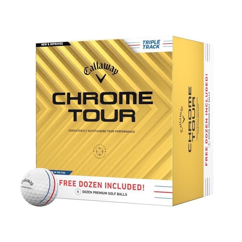 BRICK PACK - Callaway Chrome Tour Triple Track golfové míčky, 48ks