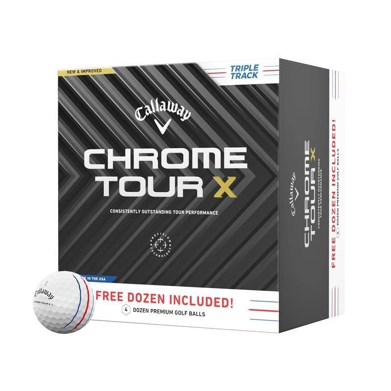 BRICK PACK - Callaway Chrome Tour X Triple Track golfové míčky, 48ks