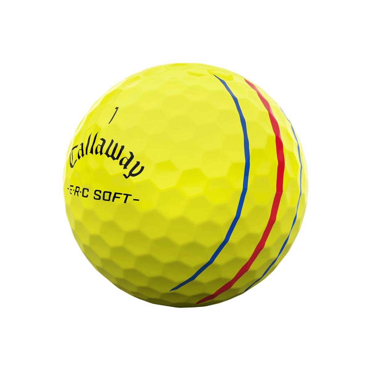 Callaway ERC Soft Triple Track golfové míčky, žluté