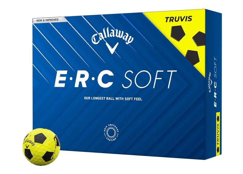 Callaway ERC Soft Truvis Yellow golfové míčky, žluté
