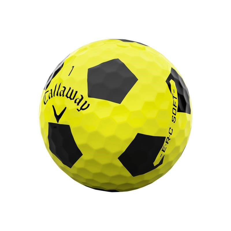 Callaway ERC Soft Truvis Yellow golfové míčky, žluté