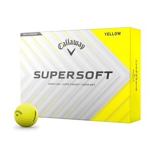 Callaway Supersoft golfové míčky, žluté