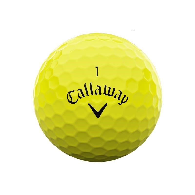Callaway Supersoft golfové míčky, žluté