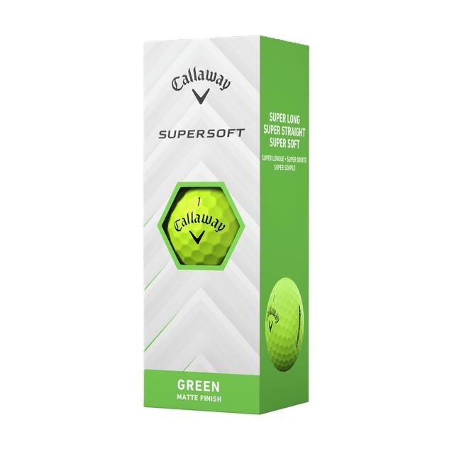 Callaway Supersoft golfové míčky, zelené