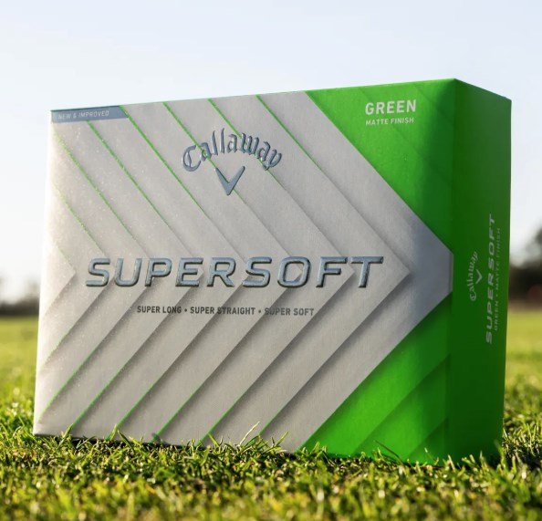 Callaway Supersoft golfové míčky, zelené
