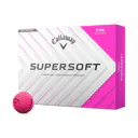 Callaway Supersoft golfové míčky, růžové