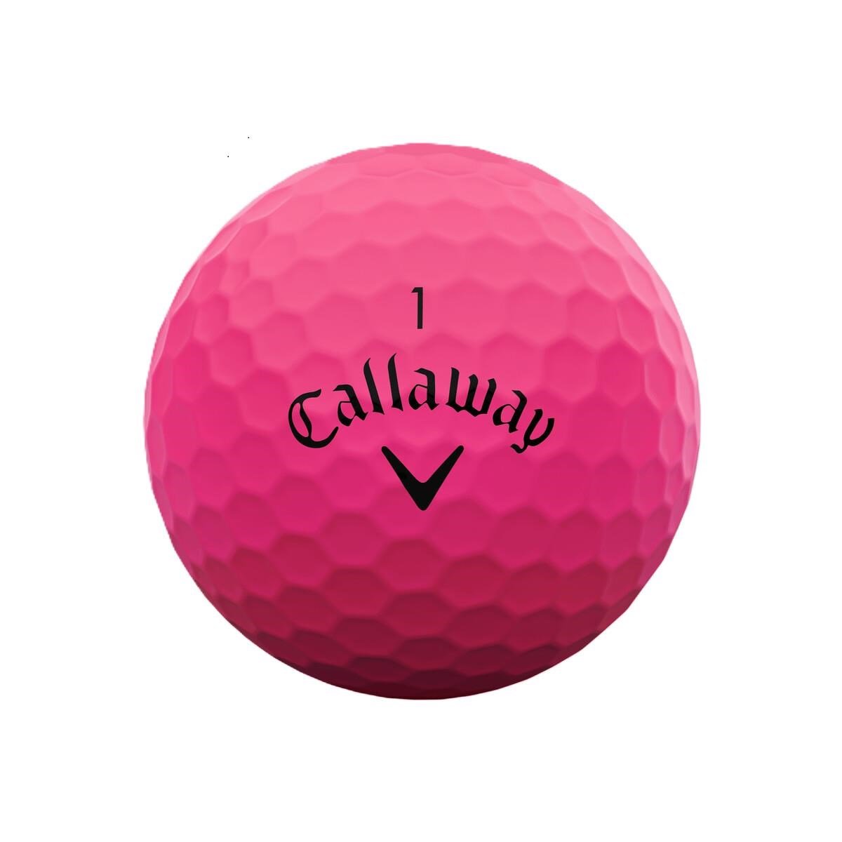 Callaway Supersoft golfové míčky, růžové