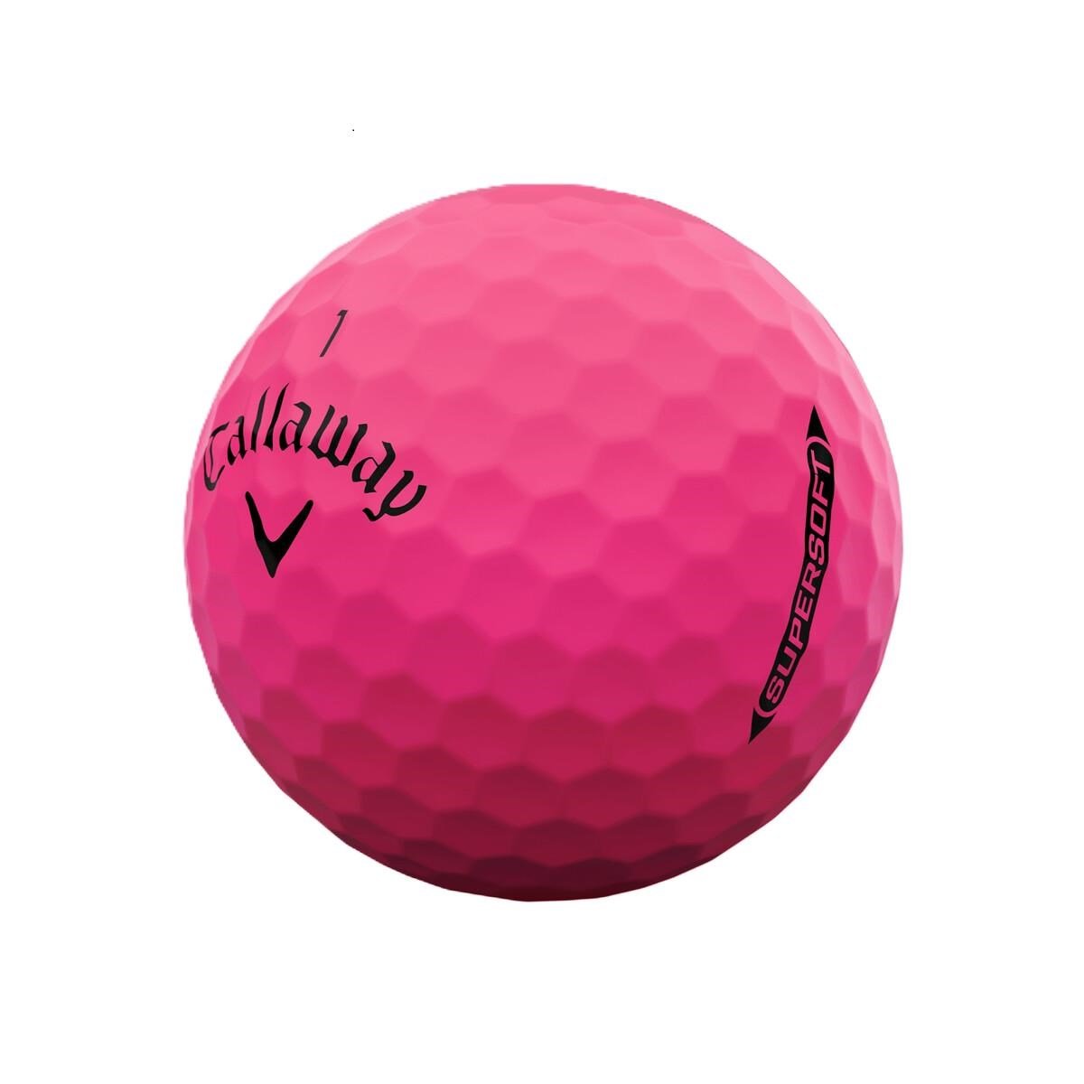 Callaway Supersoft golfové míčky, růžové