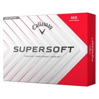 Callaway Supersoft golfové míčky, červené