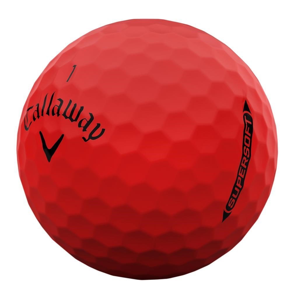 Callaway Supersoft golfové míčky, červené