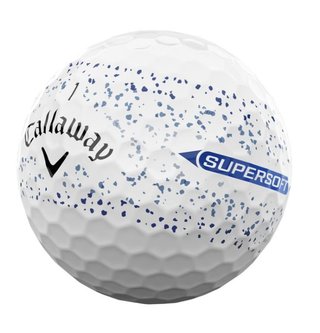 Callaway Supersoft Splatter 360 Blue golfové míčky