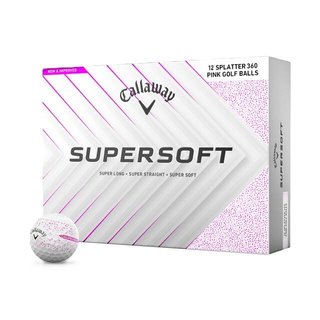 Callaway Supersoft Splatter 360 Pink golfové míčky
