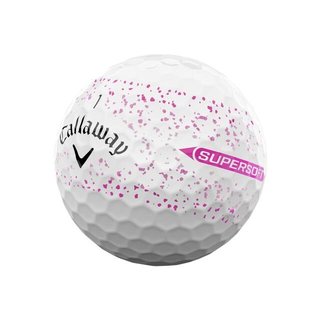 Callaway Supersoft Splatter 360 Pink golfové míčky