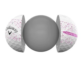 Callaway Supersoft Splatter 360 Pink golfové míčky