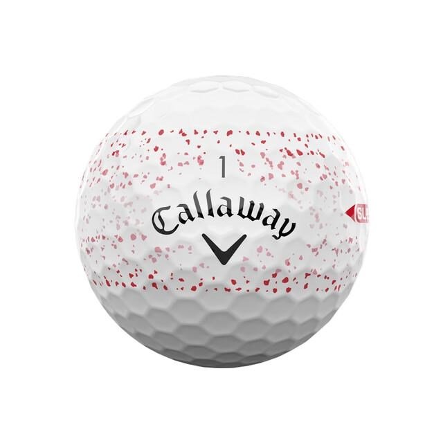 Callaway Supersoft Splatter 360 Red golfové míčky