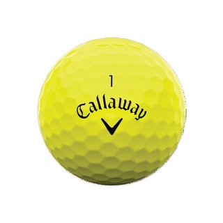 Callaway Warbird Distance+ golfové míčky, žluté