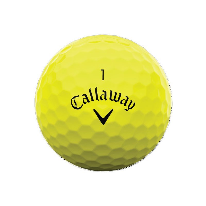 Callaway Warbird Distance+ golfové míčky, žluté