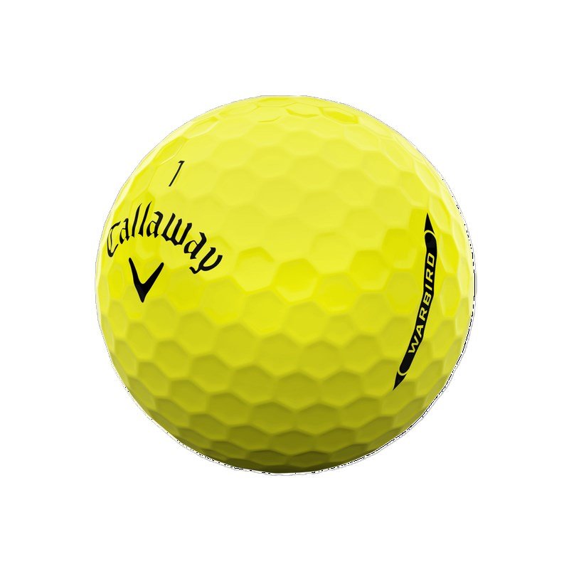 Callaway Warbird Distance+ golfové míčky, žluté