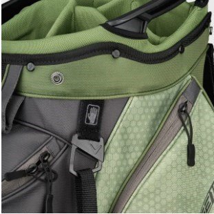 Callaway Chase 14 cart bag, bílo/stříbrno/oranžový