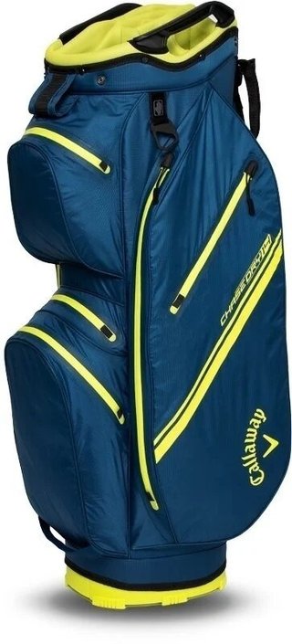 Callaway Chase Dry 14 cart bag, navy/flo/yellow