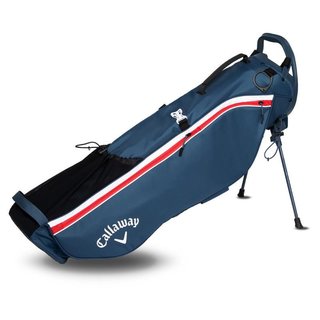Callaway Carry+ stand bag, modro/bílo/červený