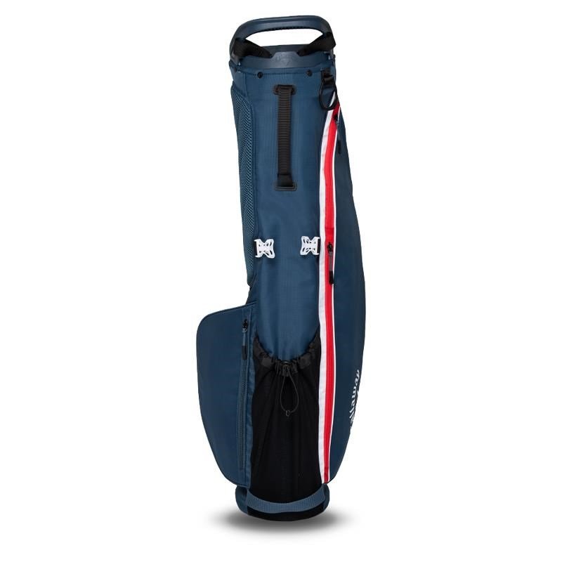 Callaway Carry+ stand bag, modro/bílo/červený