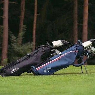 Callaway Carry+ stand bag, modro/bílo/červený