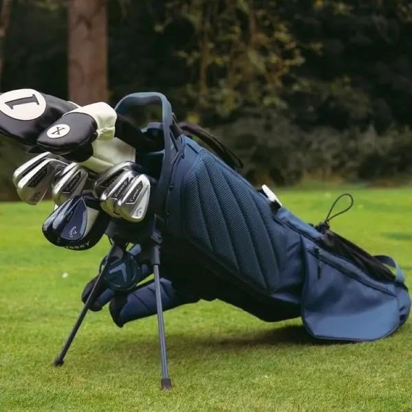 Callaway Carry+ stand bag, modro/bílo/červený
