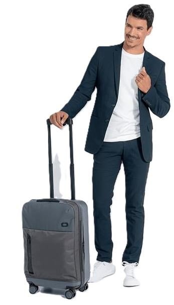 Ogio Pace Pro Hybrid Carry-on 36L cestovní zavazadlo, grey pinstripe