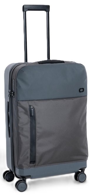 Ogio Pace Pro Hybrid Checked 74L cestovní zavazadlo, grey pinstripe