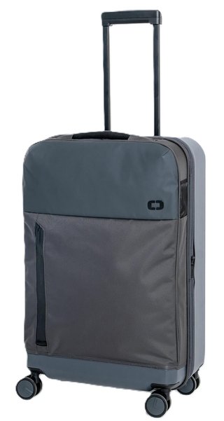 Ogio Pace Pro Hybrid Checked 74L cestovní zavazadlo, grey pinstripe