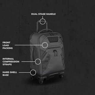 Ogio Renegade 22" 4-Wheel Travel 33L cestovní taška, titanium