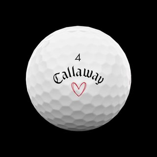 LIMITED - Callaway Supersoft golfové míčky, LOVE