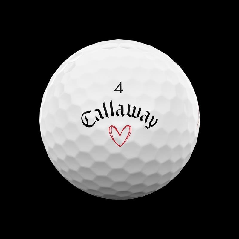 LIMITED - Callaway Supersoft golfové míčky, LOVE