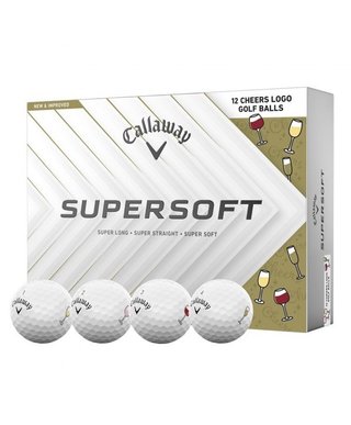 LIMITED - Callaway Supersoft golfové míčky, Cheers
