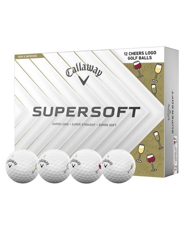 LIMITED - Callaway Supersoft golfové míčky, Cheers