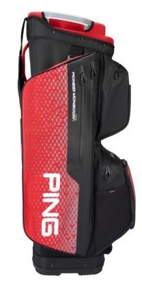 Ping Pioneer Monsoon cart bag, černo/červený