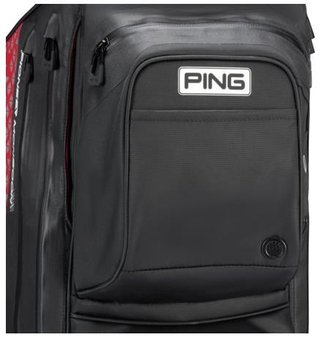 Ping Pioneer Monsoon cart bag, černo/červený
