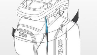 Ping Traverse cart bag, černý