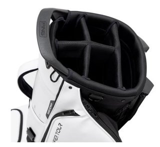 Ping Hoofer Tour stand bag, bílo/černý