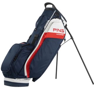 Ping Hoofer stand bag, modro/červeno/bílý