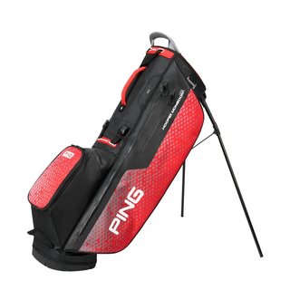 Ping Hoofer Monsoon stand bag, černo/červený