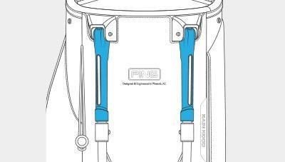 Ping Hoofer Lite stand bag, červeno/černý