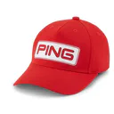 Ping Tour Classic dětská golfová kšiltovka, červená