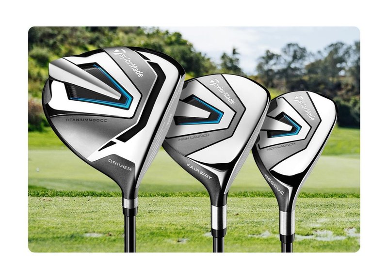 TaylorMade Team S3 7PC dětský golfový set, 137-150cm, levý