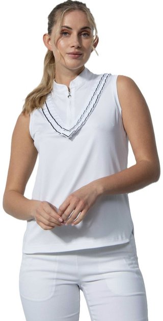 Daily Sports ISTRES Sleeveless dámské polo, bílé