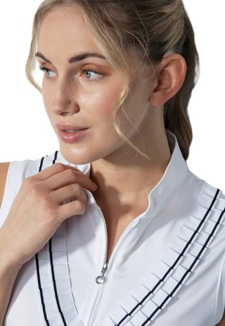 Daily Sports ISTRES Sleeveless dámské polo, bílé