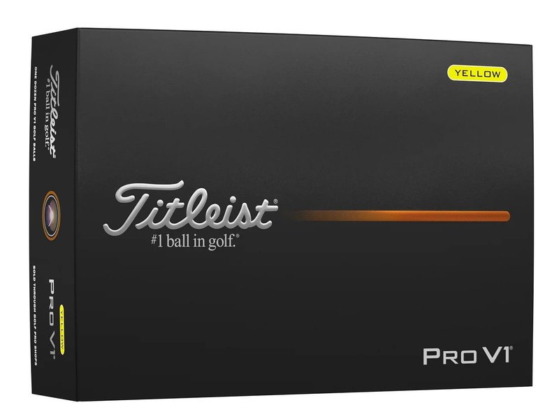 Titleist Pro V1 golfové míčky, žluté