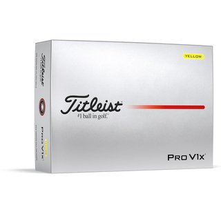 Titleist Pro V1x golfové míčky, žluté