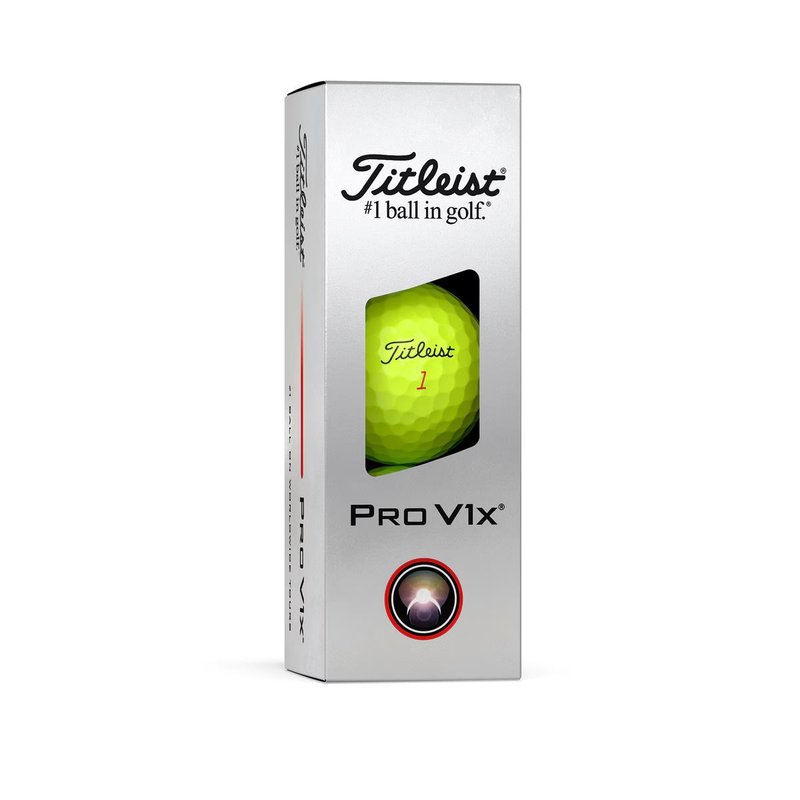 Titleist Pro V1x golfové míčky, žluté